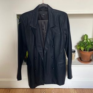 Blank NYC leather blazer